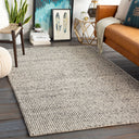Lucerne LNE-1001 Charcoal / Ivory Rug