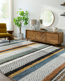 Lofty LOF-2304 Black / Blue Rug