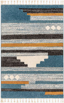 Lofty LOF-2305 Black / Blue Rug