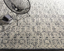 Louvre LOU-2303 Black / Cream Rug
