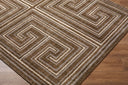 La Luna LUU-2311 Dark Brown / Light Gray Rug
