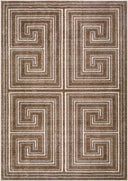 La Luna LUU-2311 Dark Brown / Light Gray Rug