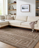 La Luna LUU-2311 Dark Brown / Light Gray Rug