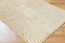 Lyna LYA-2330 Mustard / White Rug