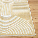Lyna LYA-2330 Mustard / White Rug