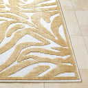 Lyna LYA-2334 Mustard / White Rug
