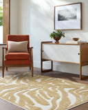 Lyna LYA-2334 Mustard / White Rug