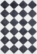 Lyna LYA-2350 Charcoal / White Rug