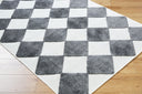 Lyna LYA-2350 Charcoal / White Rug