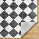 Lyna LYA-2350 Charcoal / White Rug