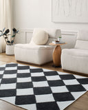 Lyna LYA-2350 Charcoal / White Rug