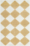 Lyna LYA-2351 Mustard / White Rug