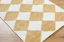 Lyna LYA-2351 Mustard / White Rug