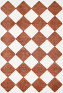 Lyna LYA-2358 Rust / White Rug