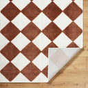 Lyna LYA-2358 Rust / White Rug