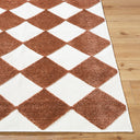 Lyna LYA-2358 Rust / White Rug
