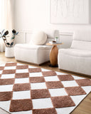 Lyna LYA-2358 Rust / White Rug