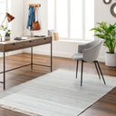 Lily LYI-2305 Beige / Ice Blue Rug