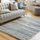Lyra Shag LYR-2300 Blue / Cream Rug