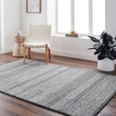 Maroc MAR-27 Charcoal / Cream Rug