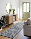 Mirabel MBE-2301 Cream / Dark Blue Rug