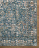 Mirabel MBE-2301 Cream / Dark Blue Rug