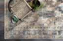Mirabel MBE-2302 Cream / Dark Blue Rug