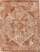 Mirabel MBE-2304 Cream / Dark Brown Rug