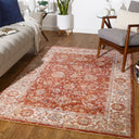 Mirabel MBE-2307 Charcoal / Dusty Pink Rug