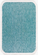 Miami Beach MBH-2303 Aqua / Cream Rug