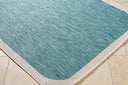 Miami Beach MBH-2303 Aqua / Cream Rug
