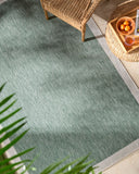 Miami Beach MBH-2304 Cream / Medium Green Rug
