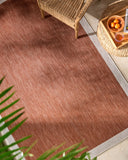 Miami Beach MBH-2305 Burnt Orange / Cream Rug