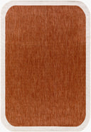 Miami Beach MBH-2305 Burnt Orange / Cream Rug