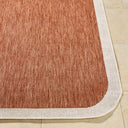 Miami Beach MBH-2305 Burnt Orange / Cream Rug