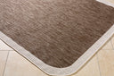 Miami Beach MBH-2307 Cream / Dark Brown Rug
