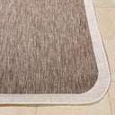 Miami Beach MBH-2307 Cream / Dark Brown Rug