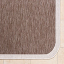 Miami Beach MBH-2307 Cream / Dark Brown Rug