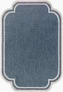 Miami Beach MBH-2308 Blue / Cream Rug