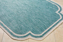 Miami Beach MBH-2311 Aqua / Cream Rug