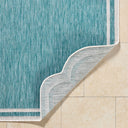 Miami Beach MBH-2311 Aqua / Cream Rug