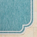 Miami Beach MBH-2311 Aqua / Cream Rug