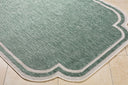 Miami Beach MBH-2312 Cream / Medium Green Rug