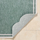 Miami Beach MBH-2312 Cream / Medium Green Rug