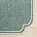 Miami Beach MBH-2312 Cream / Medium Green Rug