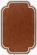 Miami Beach MBH-2313 Burnt Orange / Cream Rug