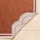 Miami Beach MBH-2313 Burnt Orange / Cream Rug
