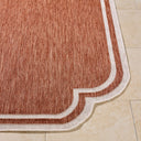 Miami Beach MBH-2313 Burnt Orange / Cream Rug