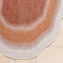 Miami Beach MBH-2317 Burnt Orange / Cream Rug