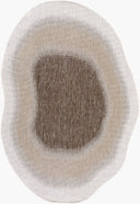 Miami Beach MBH-2318 Cream / Dark Brown Rug